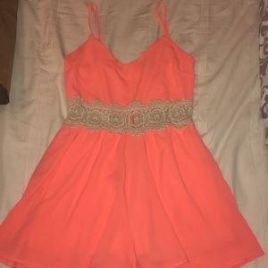 Bright Pink Romper